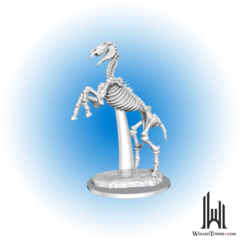 Pathfinder deep Cuts Unpainted Miniatures: Skeletal Horse